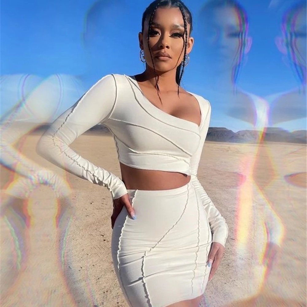 Top and skirt set